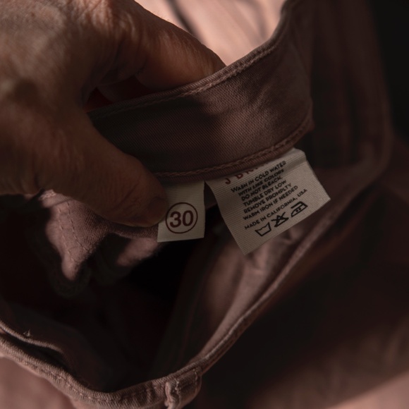 J Brand Dusty Rose Skinny Leg Slipper Jeggings - Picture 5 of 8